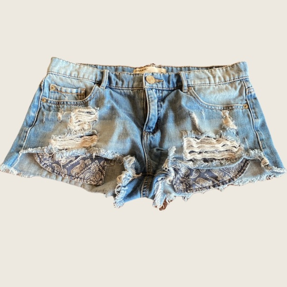 Garage Distressed Jean Shorts